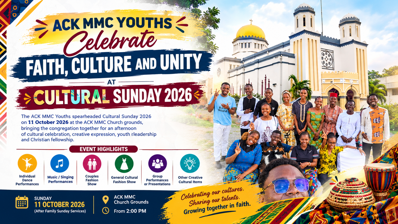 Featured image for ACK MMC YOUTHS CELEBRATE FAITH, CULTURE AND UNITY AT CULTURAL SUNDAY 2026