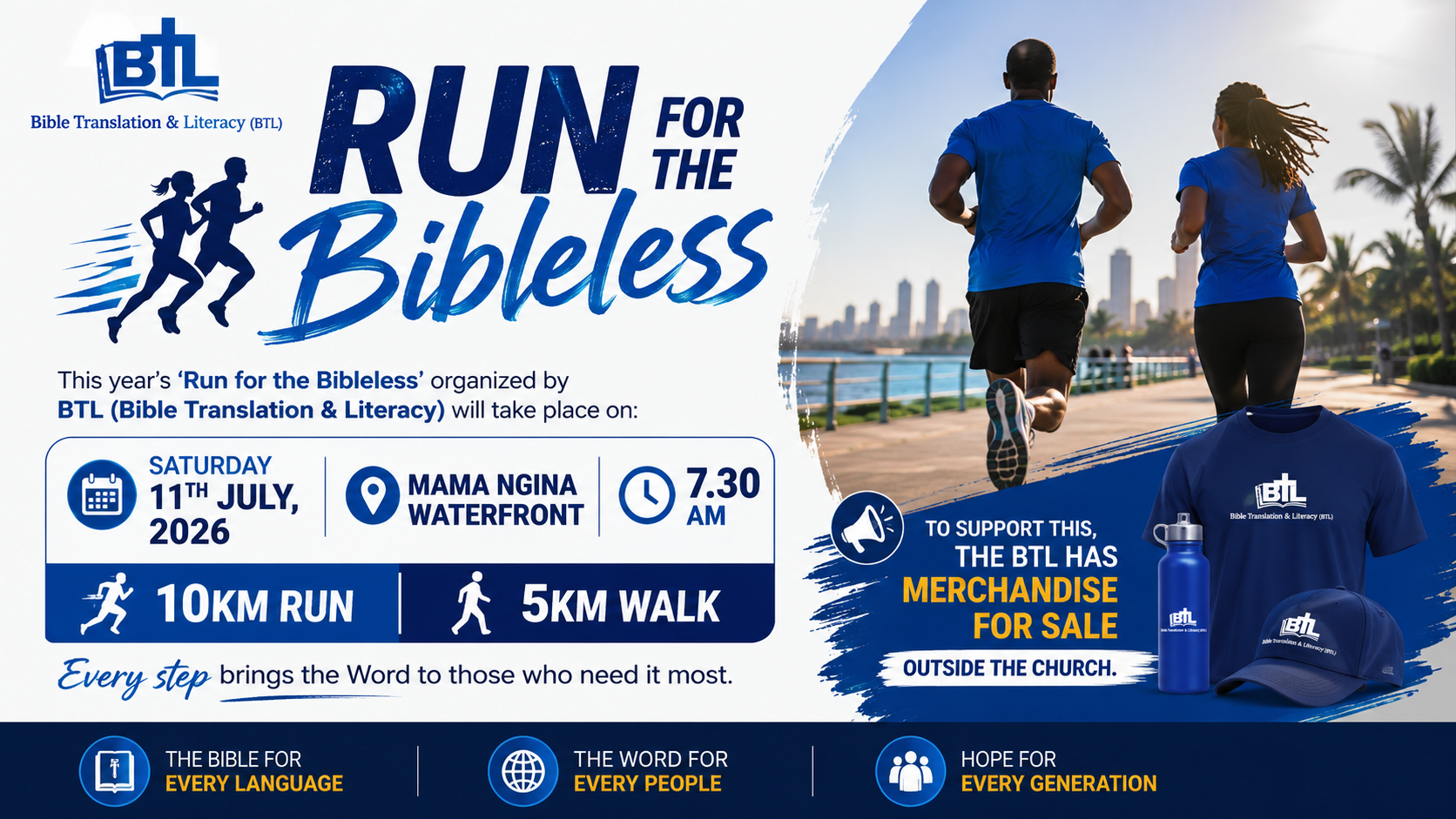 RUN FOR THE BIBLELESS