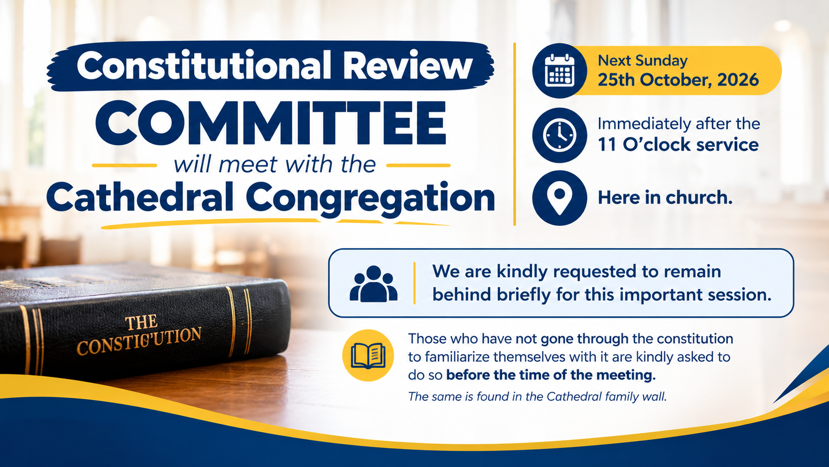 CONSTITUTIONAL REVIEW COMMITTEE MEETING