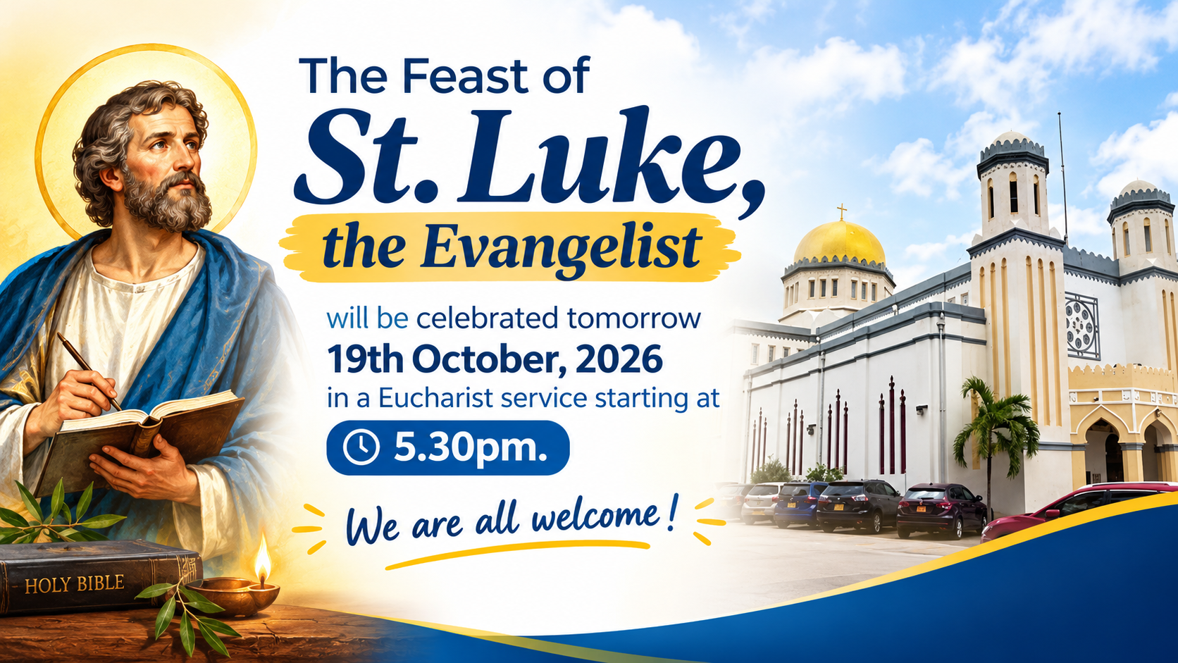 FEAST OF ST. LUKE, THE EVANGELIST