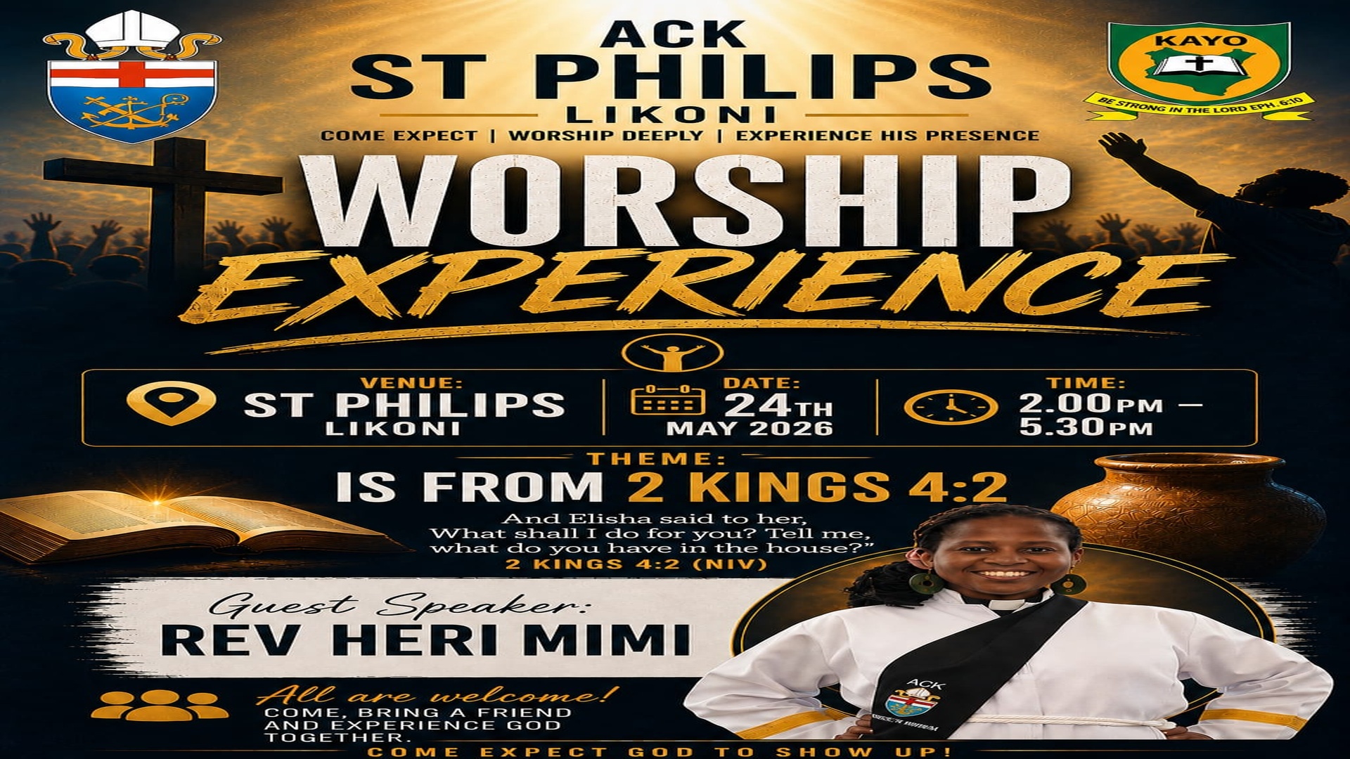 YOUTH WORSHIP ENCOUNTER AT ACK ST. PHILIPS LIKONI