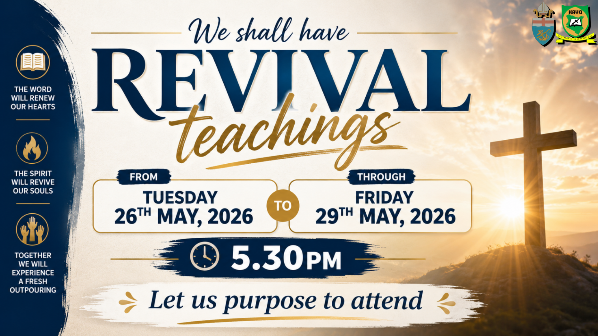 REVIVAL TEACHINGS WEEK AND FRIDAY KESHA