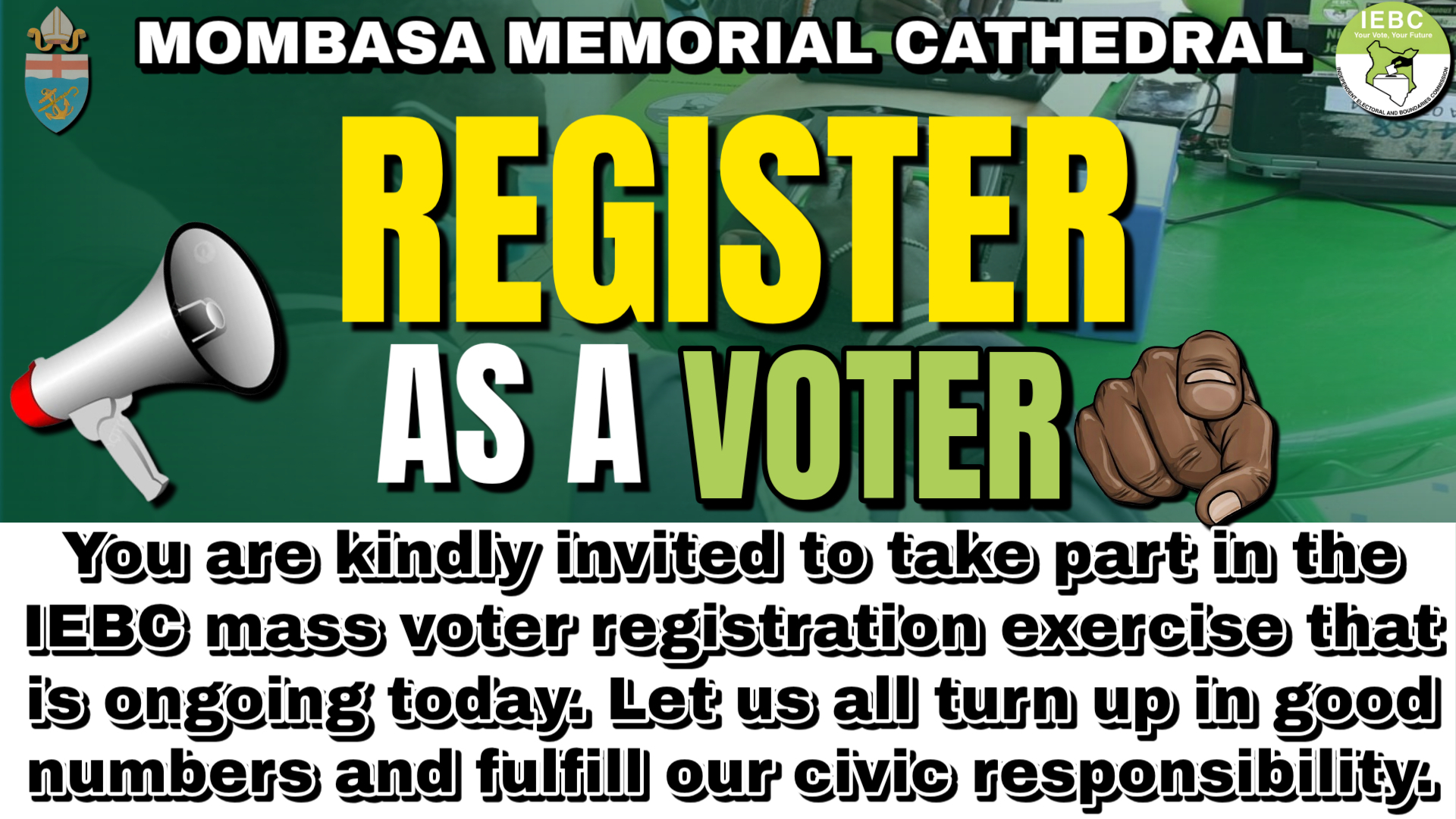 IEBC MASS VOTER REGISTRATION EXERCISE